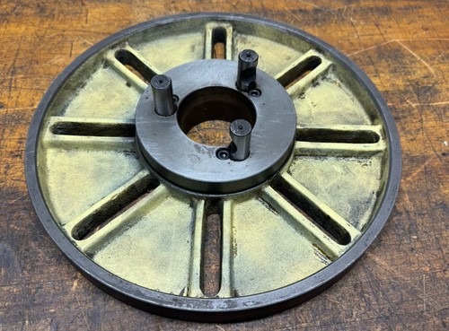 Slotted lathe face plate - lathe,
