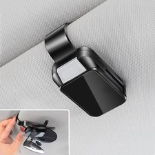 Car Sun Visor Storage Glasses Clip Sunglasses Ticket Receipt Card Holder Mount