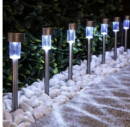 Eveready solar light - posts, 8pk