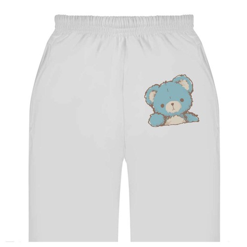 Blue teddy bear adult - 'blue,