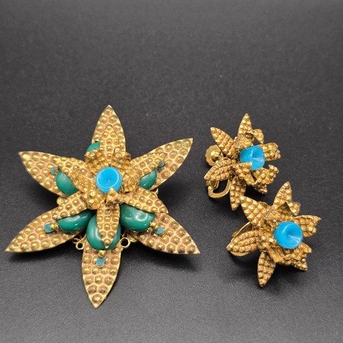 Vtg miriam haskell turquoise - miriam,