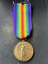 Jones. 5th London Rifle Brigade, Genuine First World War, British Victory Medal.