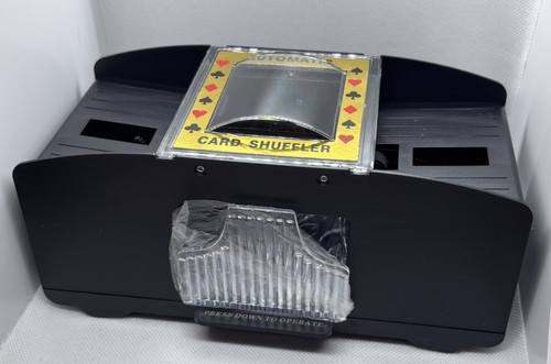 Automatic card shuffler - card,
