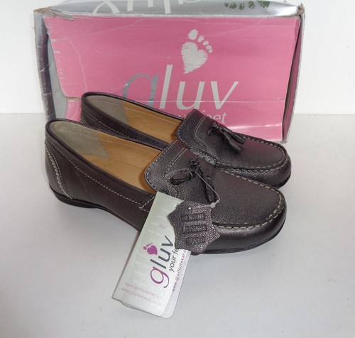 Gluv ladies leather low flat - low,