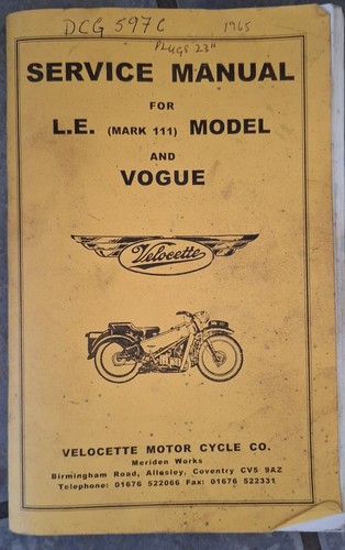 Velocette mk3 vogue - velocette,