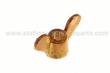 Lister A, B, D, CS, JP Stationary Engine Oil Filler Brass Wing Nut P/N 027-00687
