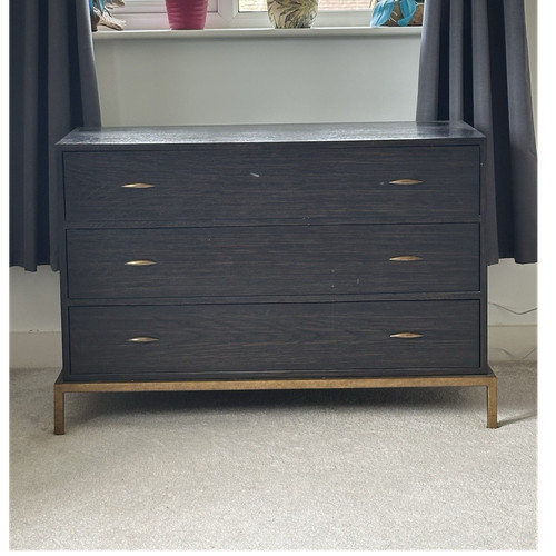 Dark wood drawer chest of - dark,