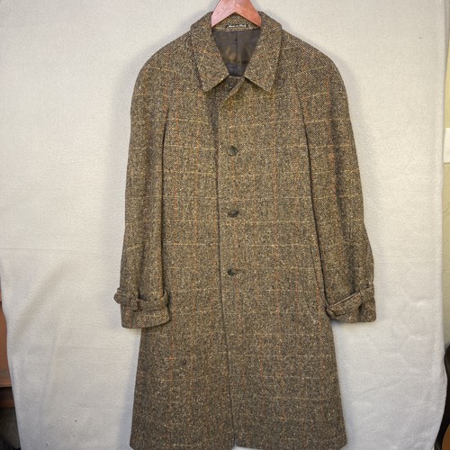 Vtg singo tweed overcoat mens - vtg,