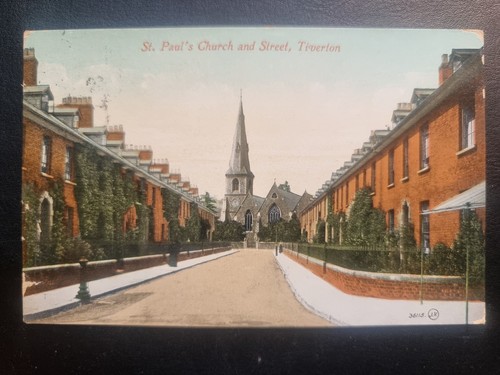 Tiverton postcard c1910 devon - postcard,