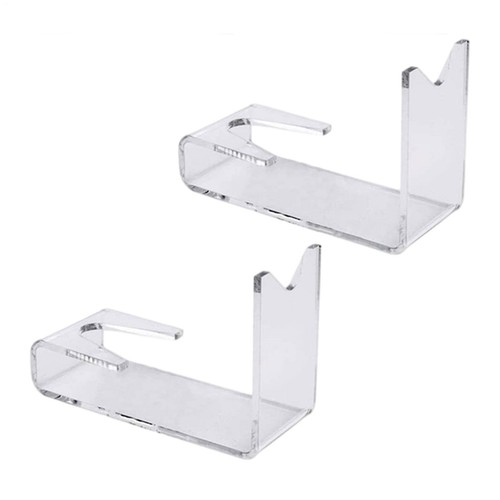 2pack acrylic rack clear - acrylic,