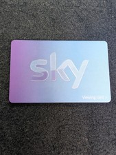 Sky Freesat Viewing Card Blue