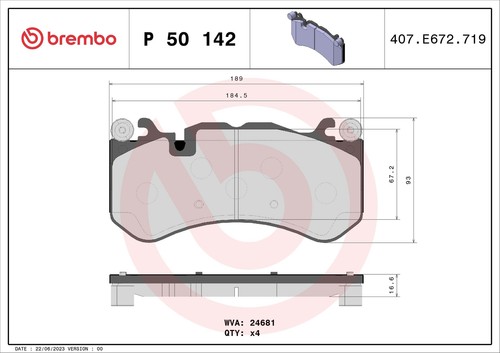 Front brembo 142 brake - brembo,