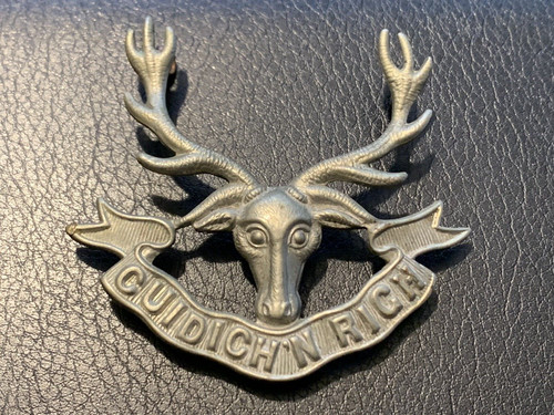 Highland regiment cap badge - highland,