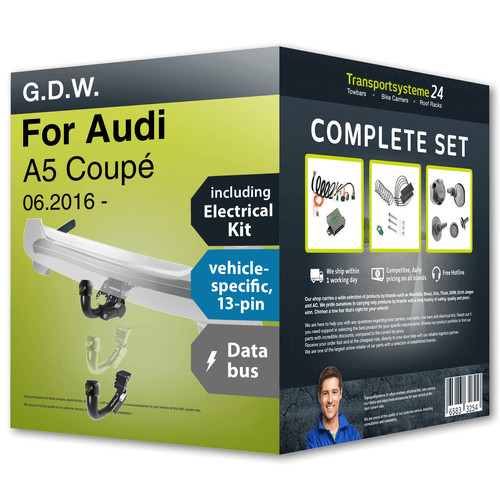 Towbar detachable for audi - for, a5