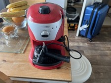 Delonghi EN520 Red Lattissima Coffee Machine with Milk Frother