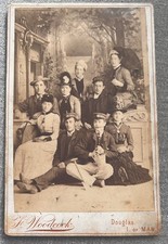Victorian cabinet card family - card.,