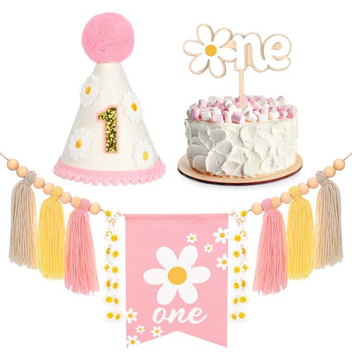 Daisy 1st birthday decorations - 1st,