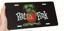 RAT FINK LICENSE PLATE HARD TO