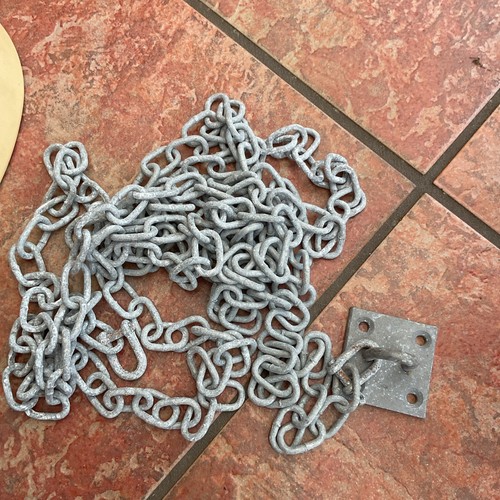 Vintage old galvanised heavy - old,