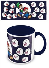 Super Mario (Boos) Blue 11oz/315ml Coloured Inner Mug (Paperback Book)