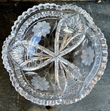 8" Cut Glass Bowl ABP