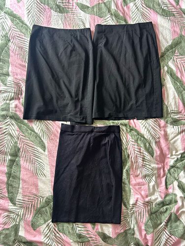 Girls black pleated school - m&s,