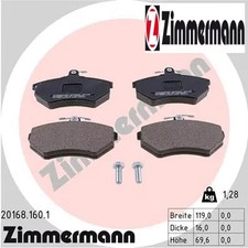 FRONT BRAKE PAD SET DISC BRAKE