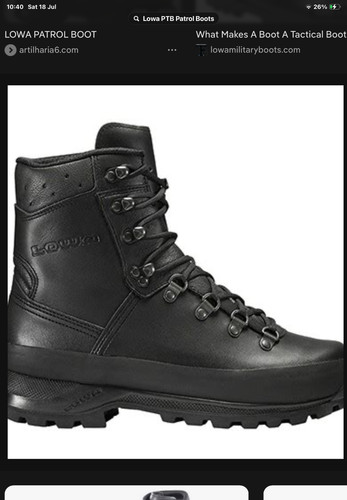 Lowa ptb patrol boots - boots, used