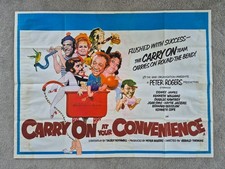 Original 1971 CARRY ON AT YOUR CONVENIENCE British Quad Cinema Movie Poster
