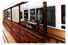 puc0933 - French CGT Liner - Normandie , built 1935 - 6x4 print of Fire Station