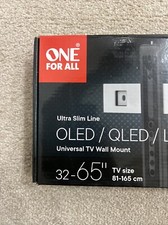 One For All WM6411 32” -65” inch Ultra Slim TV Wall Mount Bracket(New )
