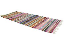 RAG RUG RUNNER recycled fabric