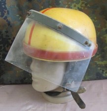 1950s VINTAGE GERMAN MOTORCYCLE HELMET w/VISOR