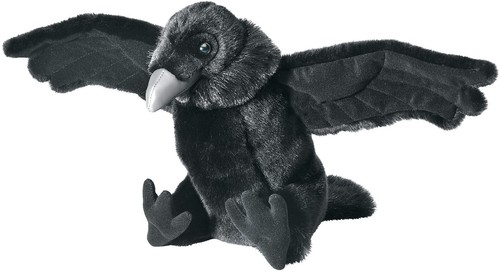 Raven soft teddy bear toy - raven,