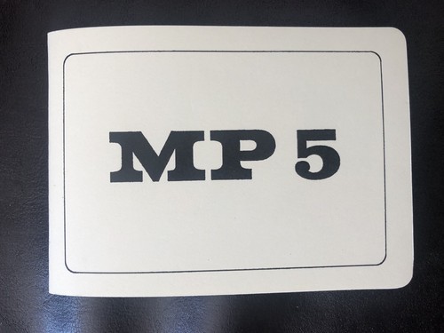 Mp5 factory manual smg cold - mp5, hk