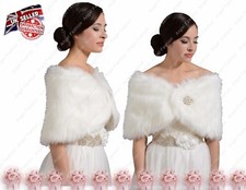 New Elegant Faux Fur Bridal