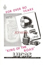 LUCAS Cycle Dynamo Lighting