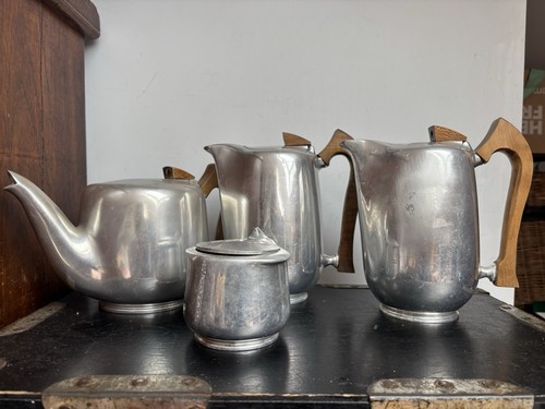 Vintage piquot ware teapot - ware,