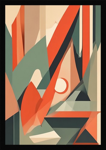 Geometric shapes art majestic - geometric,