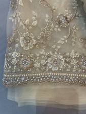 Heavy designer light gold net