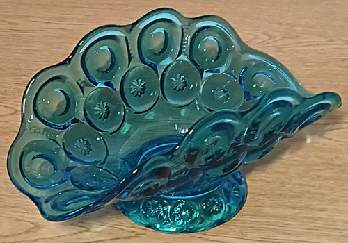 Vintage smith blue glass - smith,