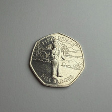 Isle of Man coin Bill Badger