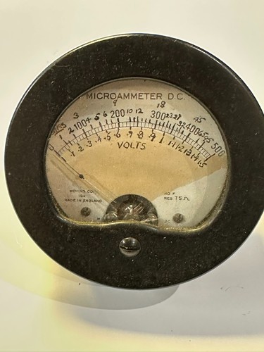 Vintage microammeter c - vintage,