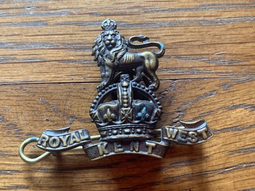 Ww2 cap badge royal west - ww2,