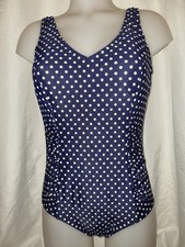Gorgeous Navy Blue polka dot