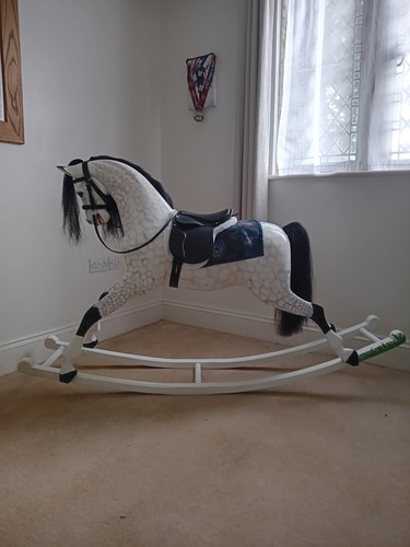 Vintage rocking horse - rocking,