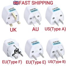 Universal Travel Adapter US UK AU to EU Plug Converter 2 Pin Europ Power Socket