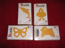 4 X SIZZIX Die Cutters Used