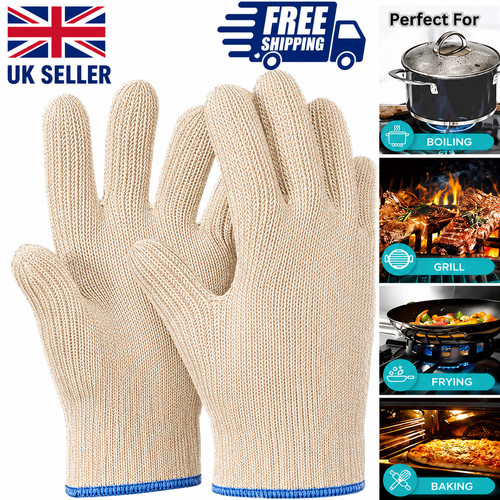 Oven gloves heat - 2x,