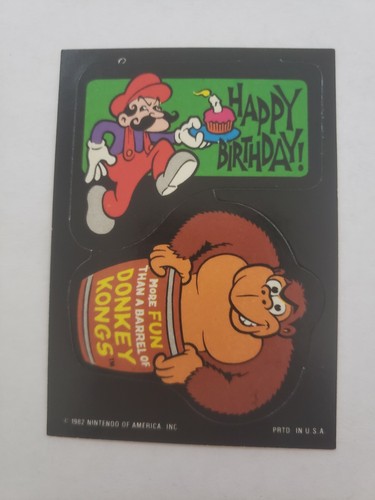 Vintage 1982 donkey - donkey, kong
